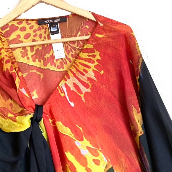 Roberto Cavalli Asymmetrical Blouse - Picture 8 of 12